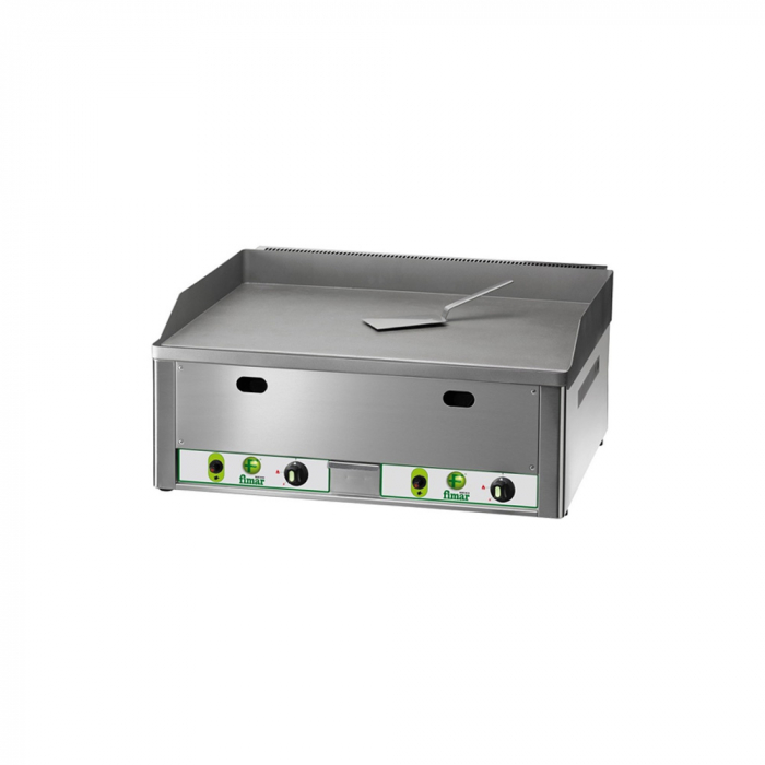 Gratar fry-top pe gaz suprafata fonata neteda dubla, 650×480 mm, 8 kW, FRY2LM [1]