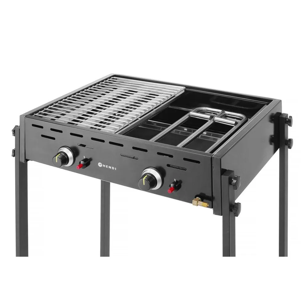 Gratar gaz Roast-Master Pro Black, 11.6 kW, 2 zone, inox [3]