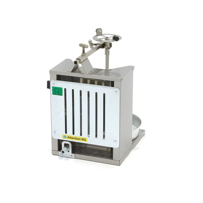 Gratar kebab pe gaz 1 arzator, 10kg carne, constructie inox, 3.32 kW [4]