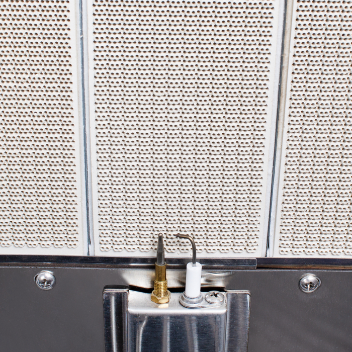 Gratar pe carbune din inox cu protap rotisor electric deschis cu arzator pe gaz, 16,8kW, BSG-120G [9]