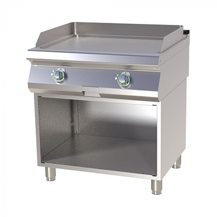 Grill Fry-top electric neted 560x770 mm cu suport, 9 kW, linia 700, FTH780E [1]