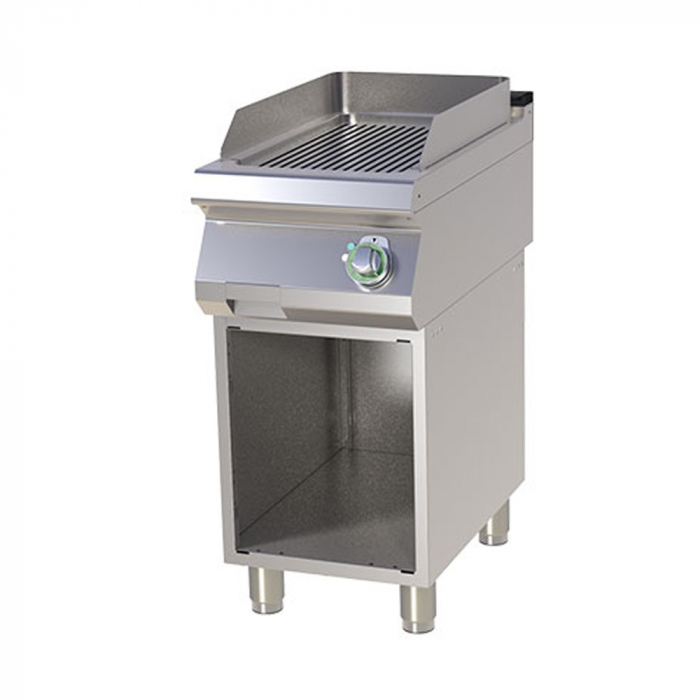 Grill Fry-top electric striat 560x370 mm cu suport, 4,5 kW, linia 700, FTR740E [1]