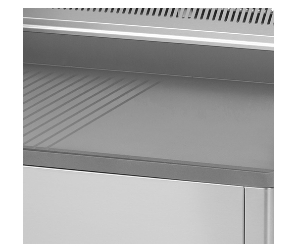 Grill Fry-top gaz neted-striat 480x650 mm, linia 600, FTHR60GL [3]