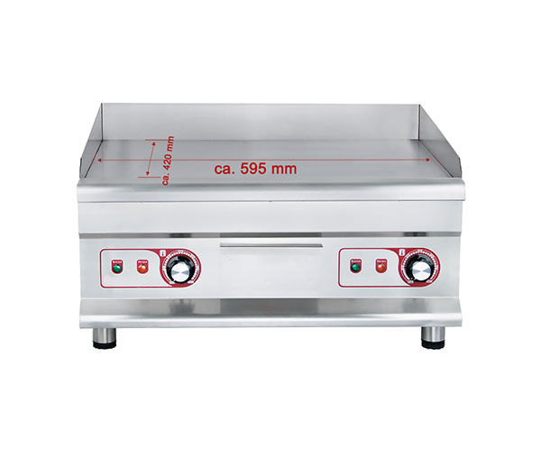 Grill fry-top neted 595×420 mm, 230V, 2x3,2kW, BGP-5 [3]