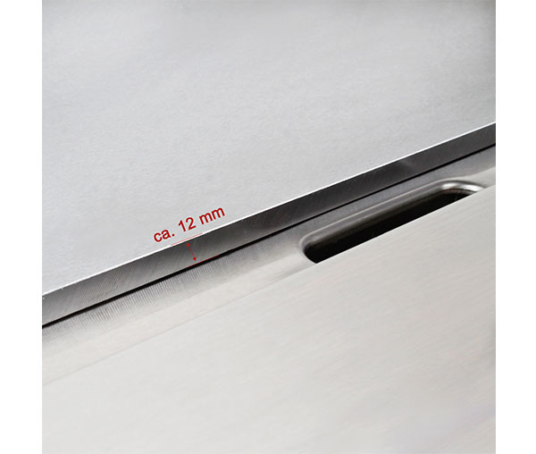 Grill fry-top neted 995×420 mm, 230V, 2x3,2kW, BGP-8 [4]