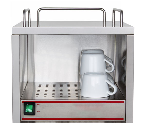 Incalzitor din inox pentru cesti si farfurii 210x295x174 mm, 230V, 0,14kW, BTW-2 [5]