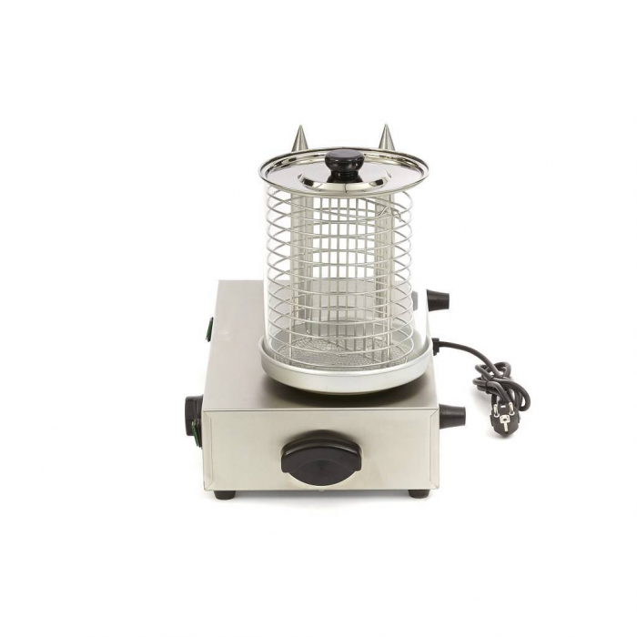 Incalzitor pentru hot dog cu vas si 4 tepuse, 800W, 230V [2]