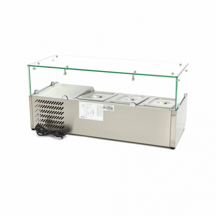 Vitrina ingrediente pizza, 95cm, 3x1/3 GN, 200W, 230V [5]