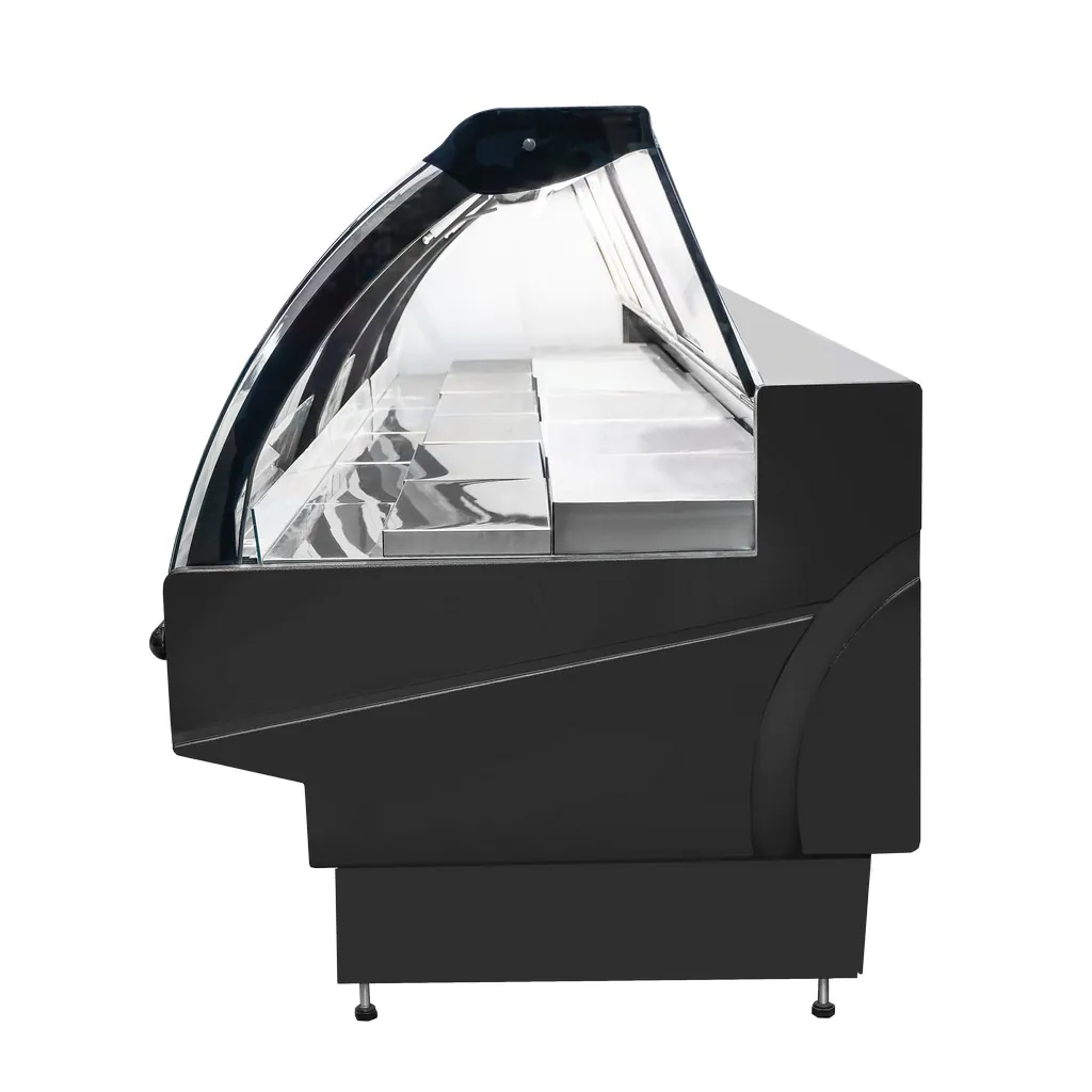 Lada frigorifica orizontala ROSA E250K neagra cu agregat incorporat [2]