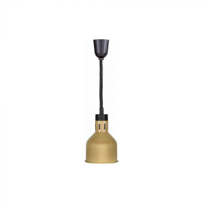 Lampa cu inflarosu ø 175 mm, aurie, 230V, 0,25 kW, HLEBD [1]