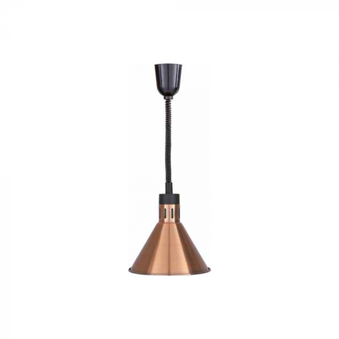 Lampa cu inflarosu ø 270 mm, cupru, 230V, 0,25 kW, HLECB [1]