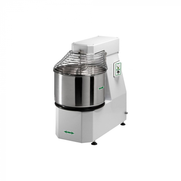 Malaxor aluat cuva detasabila si cap rabatabil 50 kg, 400V, 3,5/2,5 kW, 2 viteze, 50CNS [1]