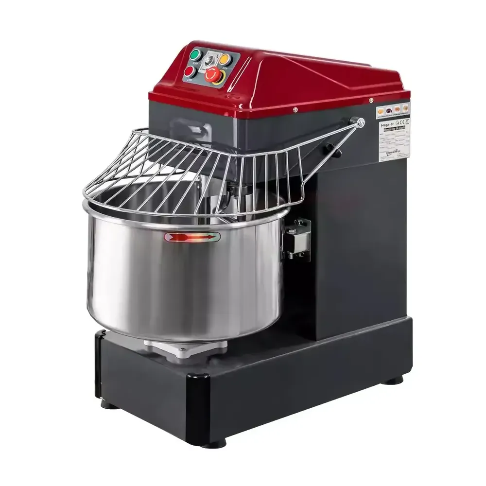 Malaxor aluat profesional, 40 litri, gri/rosu [1]