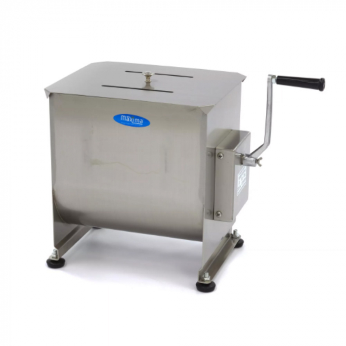 Malaxor carne manual 30 litri din otel inoxidabil cu 1 axa si cuva fixa [1]