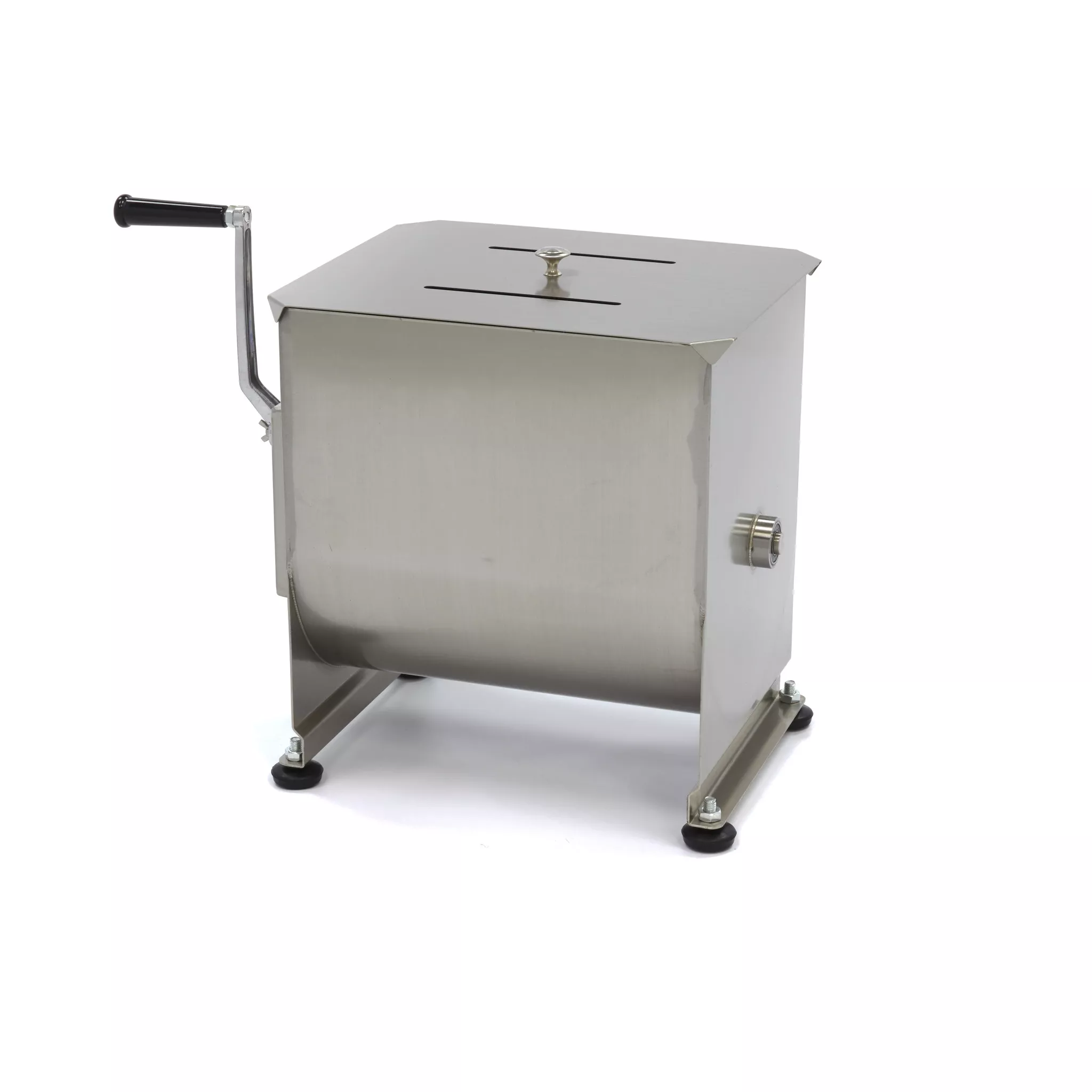 Malaxor carne manual 30 litri din otel inoxidabil cu 1 axa si cuva fixa [4]