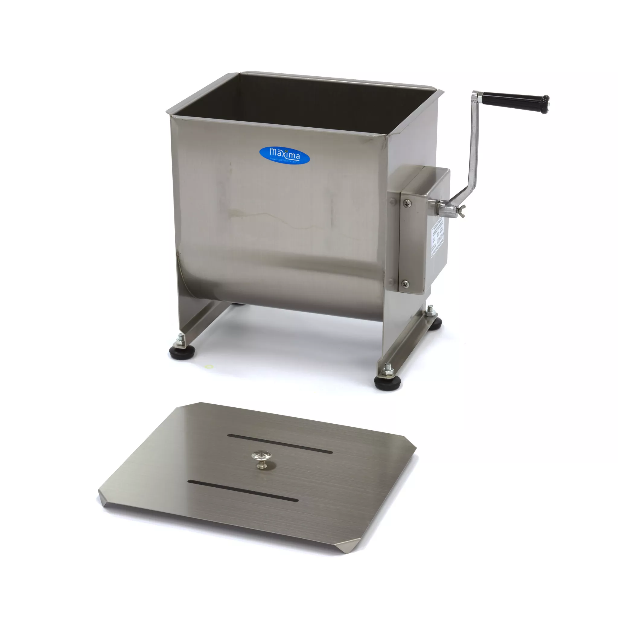 Malaxor carne manual 30 litri din otel inoxidabil cu 1 axa si cuva fixa [5]