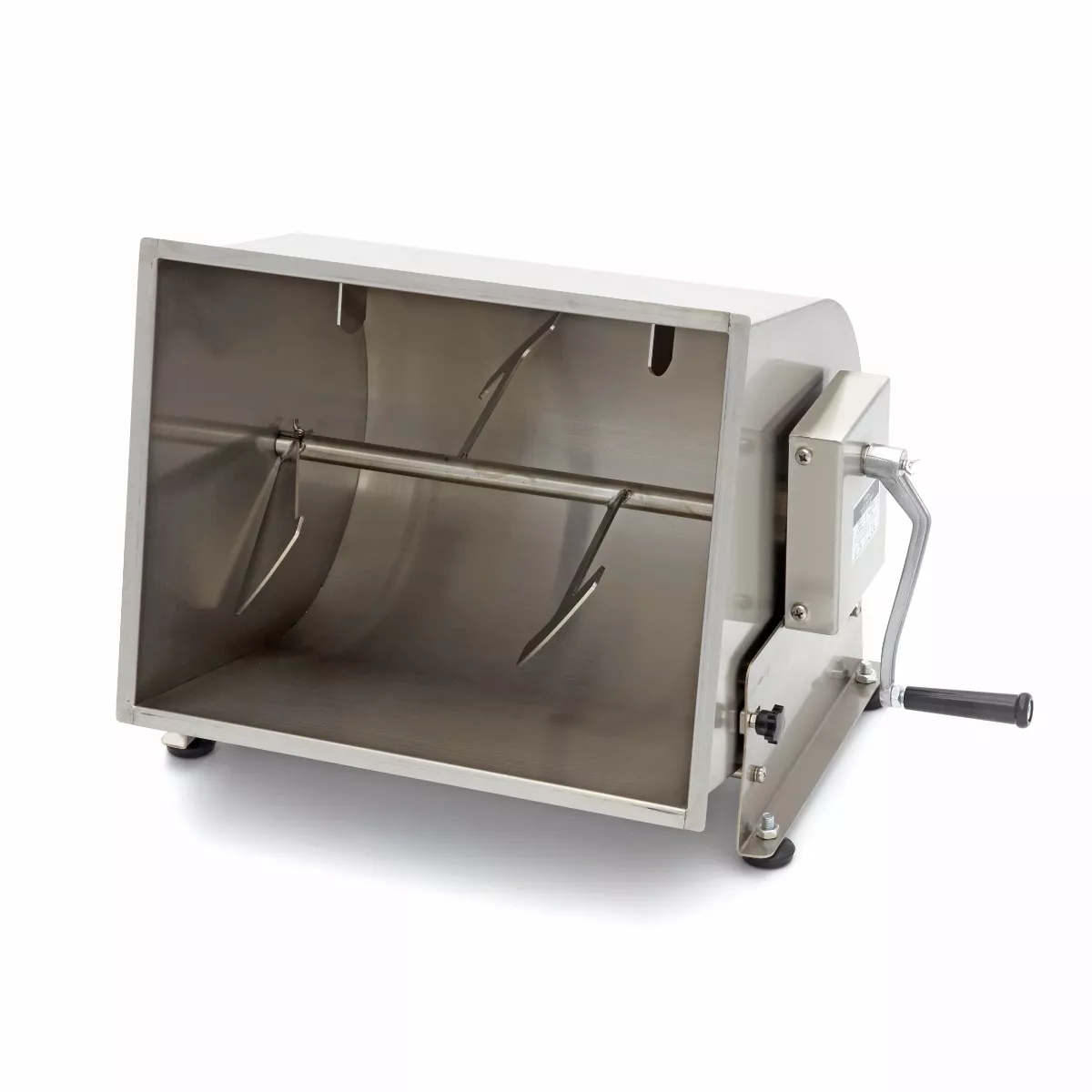 Malaxor carne manual 40 litri din otel inoxidabil cu 1 axa [5]