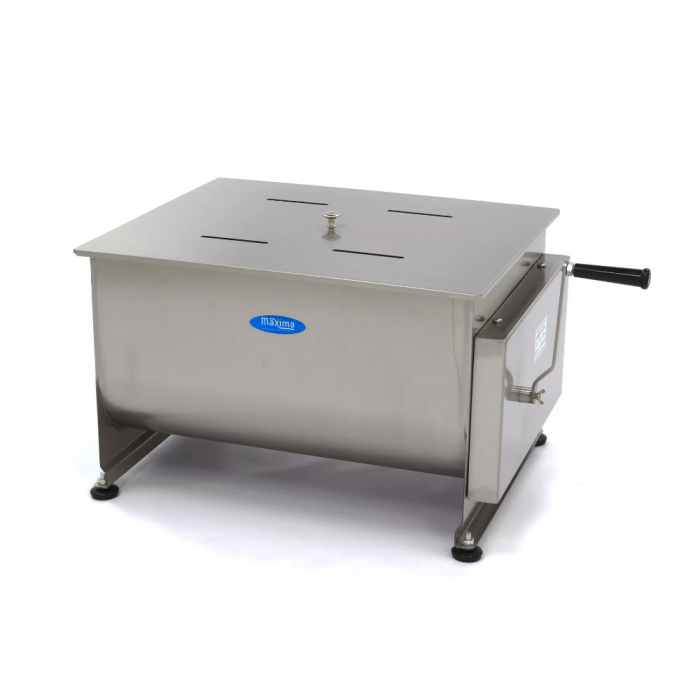 Malaxor carne manual 60 litri, otel inoxidabil 2 axe [4]