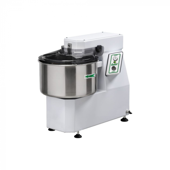 Malaxor cu spirală, bol fix și cap fix, 12 kg, 230V, 0,75 kW, 12SN [1]