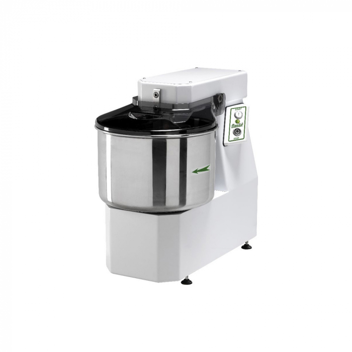 Malaxor cu spirală, bol fix și cap fix, 25 kg, 400V, 1,5 kW, 1,5/1,1 kW, 2 viteze, 25SN [1]