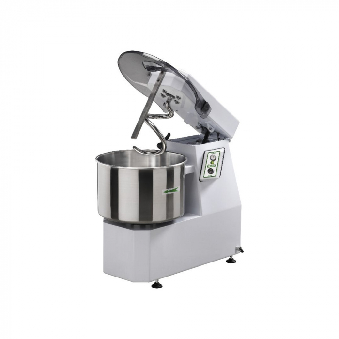 Malaxor cu spirală, bol fix și cap rabatabil, 25 kg, 400V, 1,5/1,1 kW, 2 viteze, 25FN [1]
