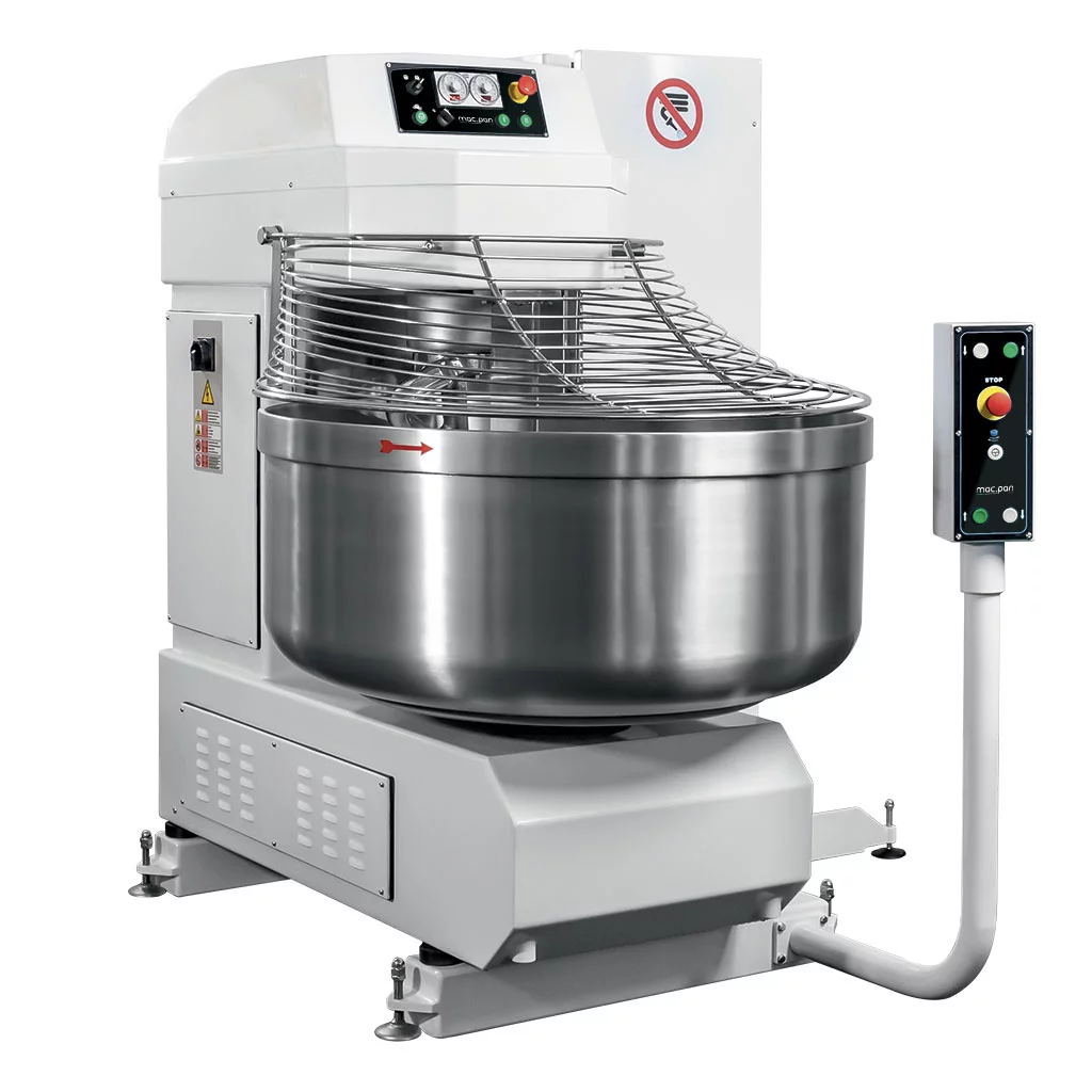 Malaxor paine spiralat 300 kg cu elevator pentru divizor, 2 viteze, 3 motoare [1]