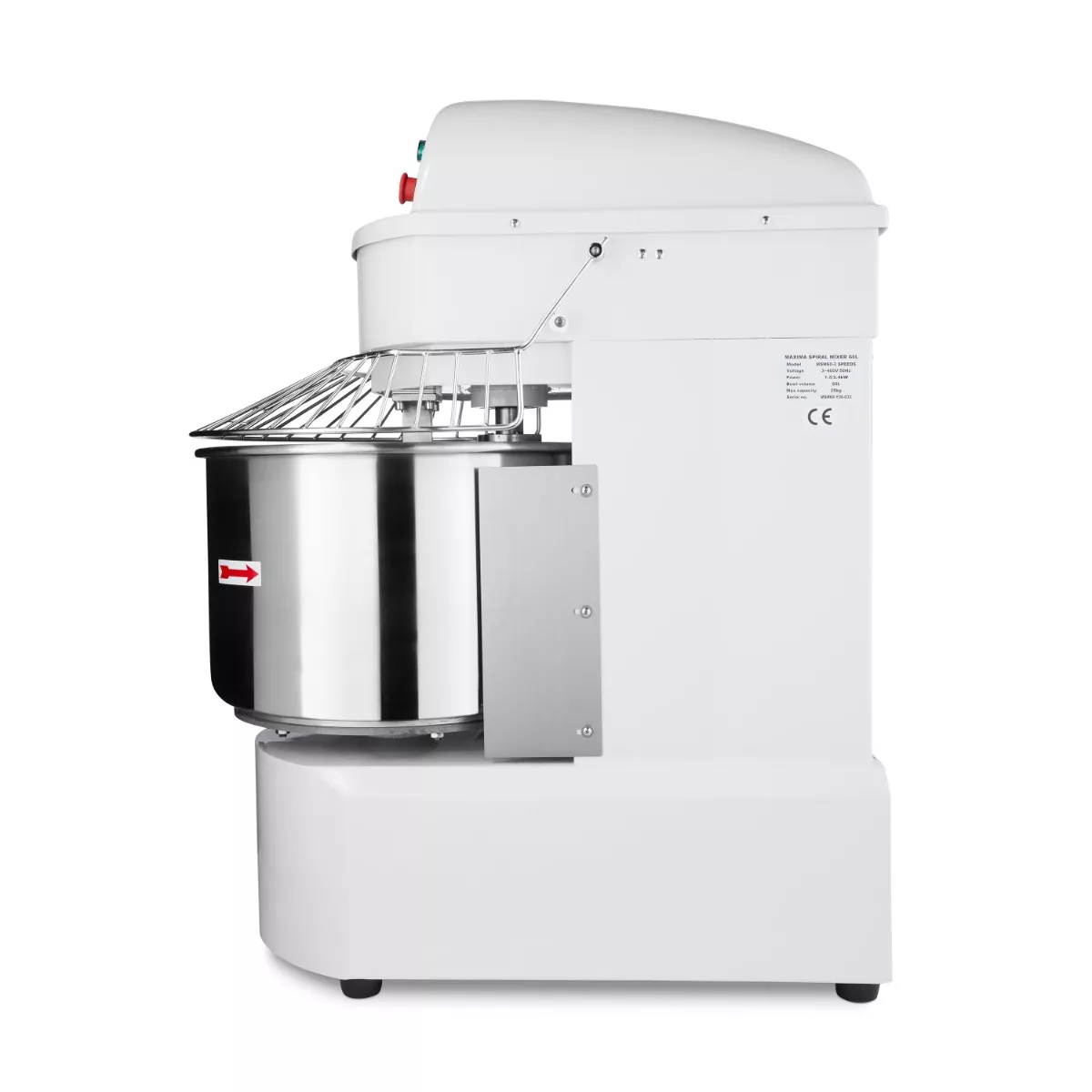 Malaxor panificatie 60 litri, 38 kg aluat cu 2 viteze, 2,4 kW, 400V [7]