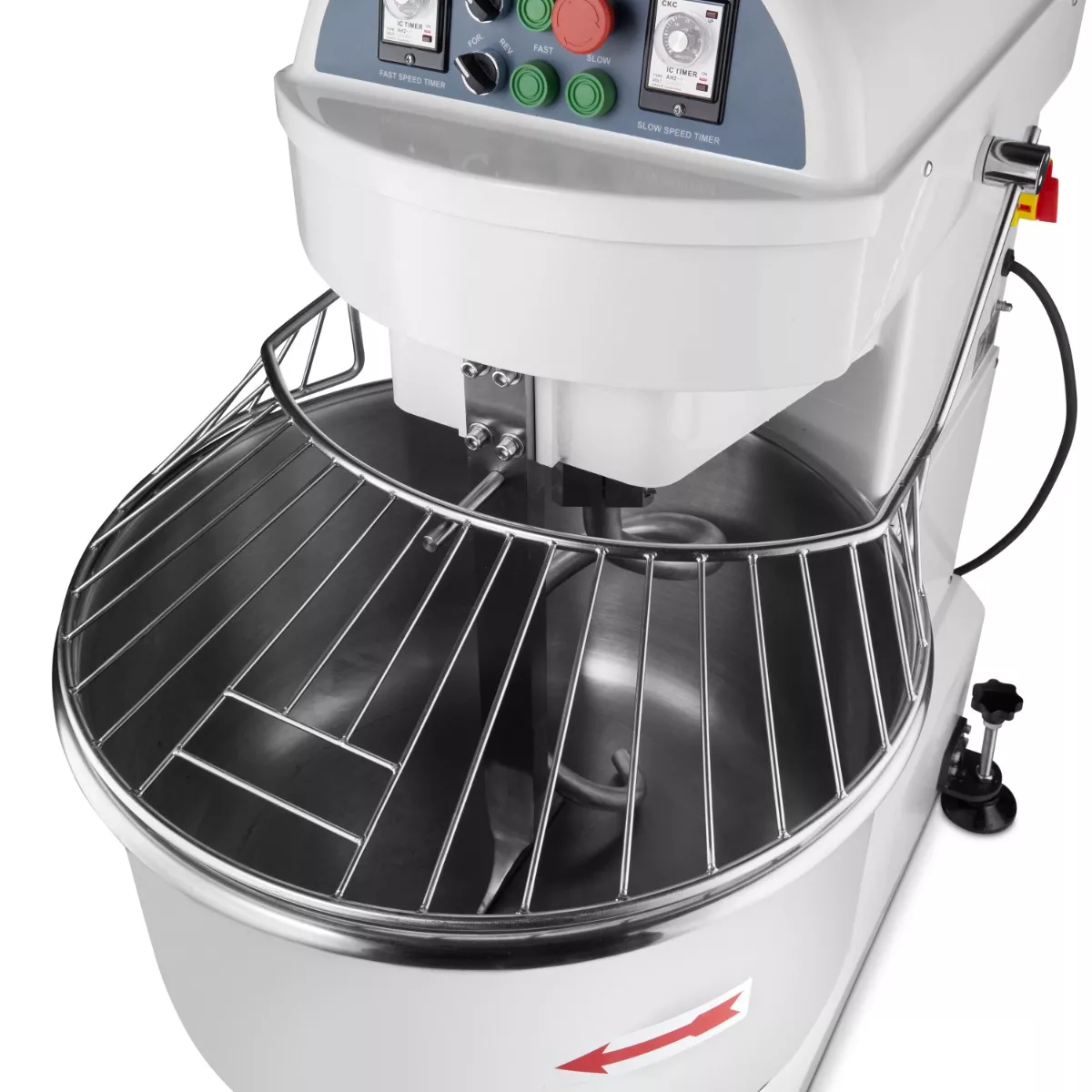 Malaxor panificatie 75 litri, 48 kg aluat cu 2 viteze, 2,4 kW, 400V [8]