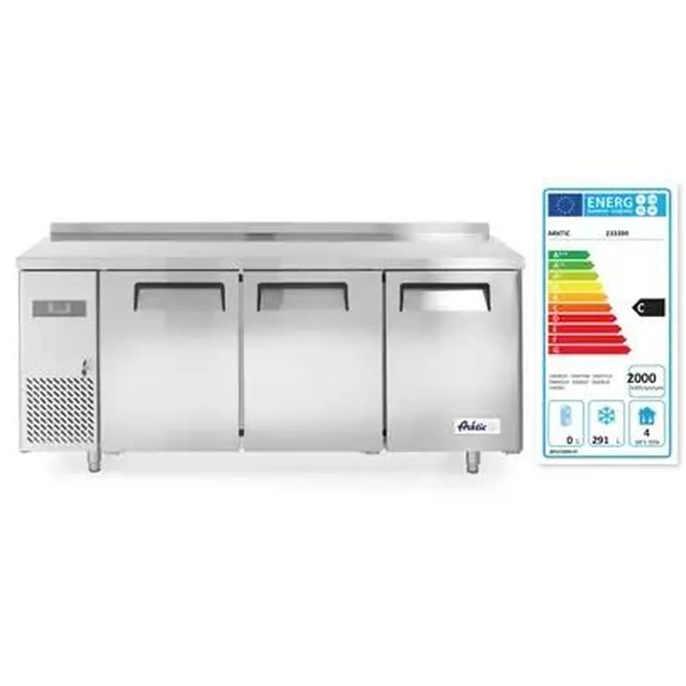 Masa congelare 3 usi, 291L, inox, -12/-22°C, digital [3]