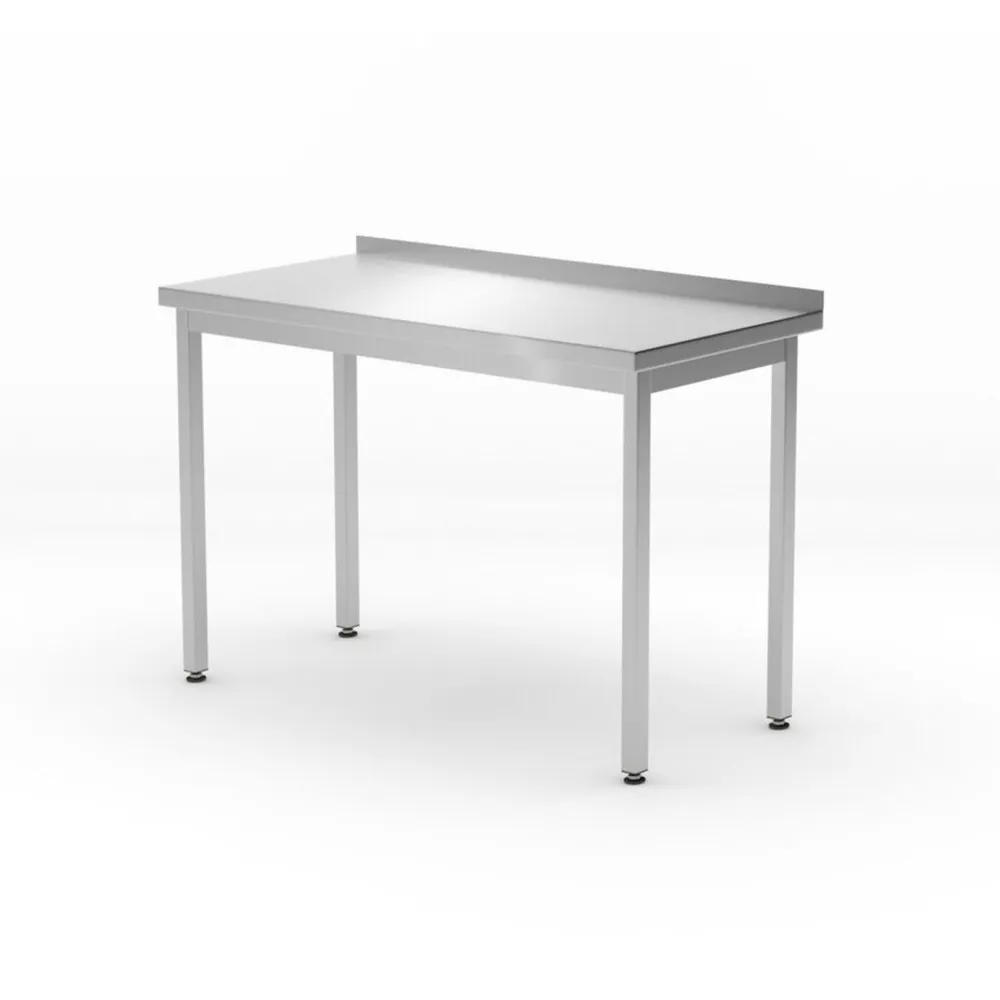Masa de lucru cu rebord, inox, 1000x600x850mm [1]