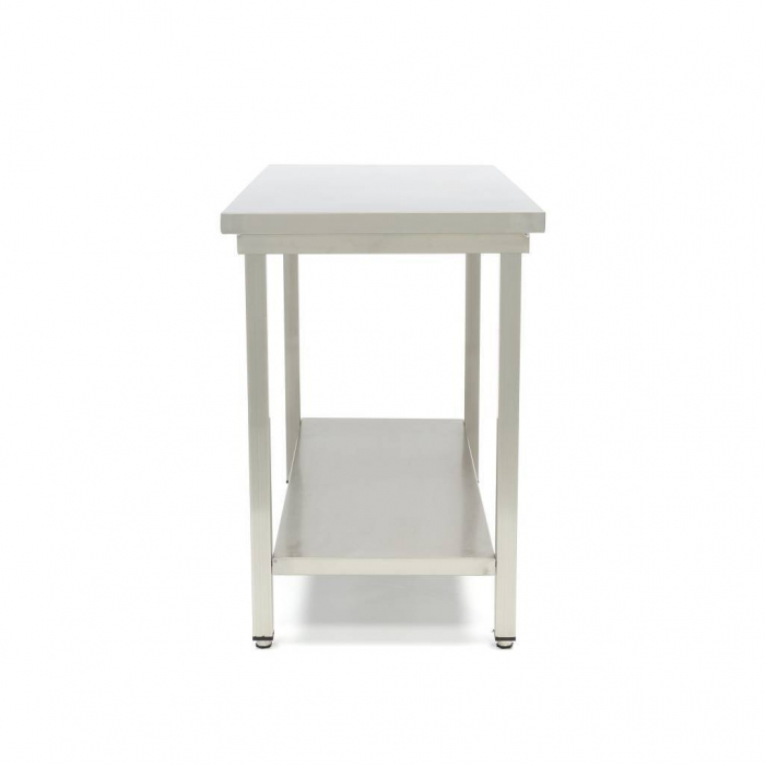 Masa de lucru din inox cu polita 2000x600 mm demontabila [2]