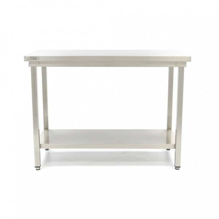 Masa de lucru din inox cu polita 2000x600 mm demontabila [5]