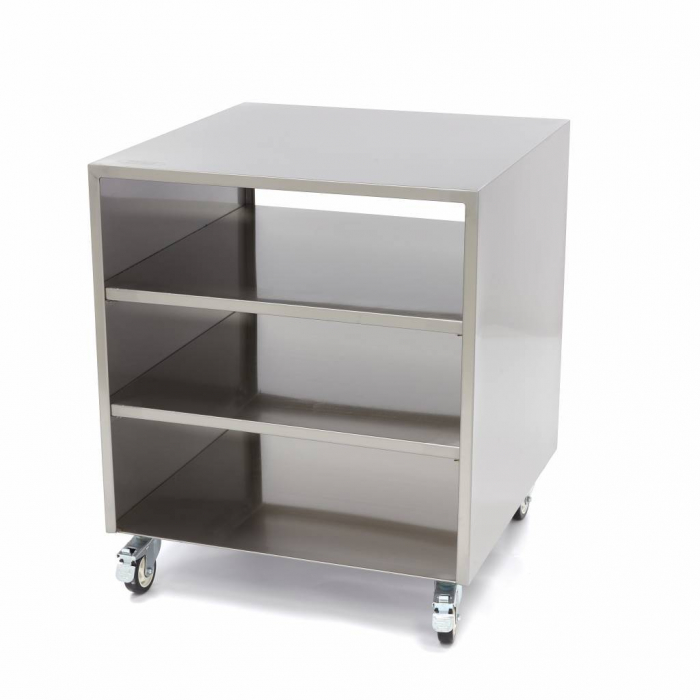 Masa de lucru din inox pe roti 600x600 mm [4]
