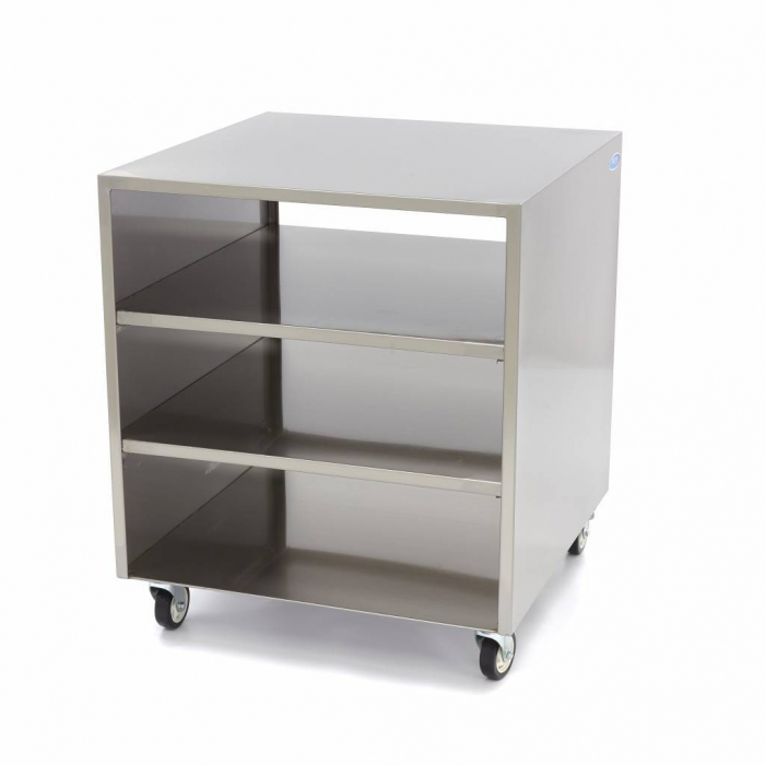 Masa de lucru din inox pe roti 600x600 mm [3]