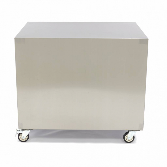 Masa de lucru din inox pe roti 800x600 mm [5]