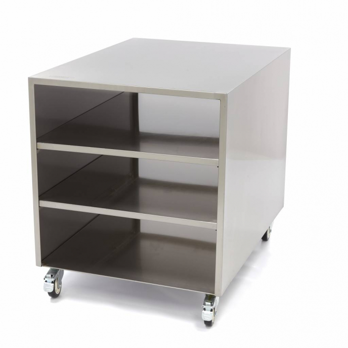Masa de lucru din inox pe roti 800x600 mm [6]