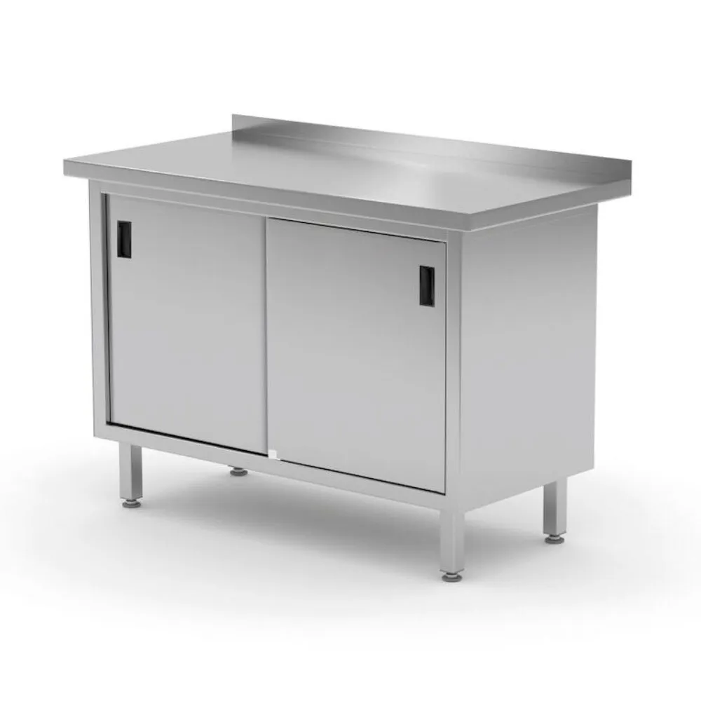 Masa de lucru dulap sudat, inox, 1200x600x850mm [1]