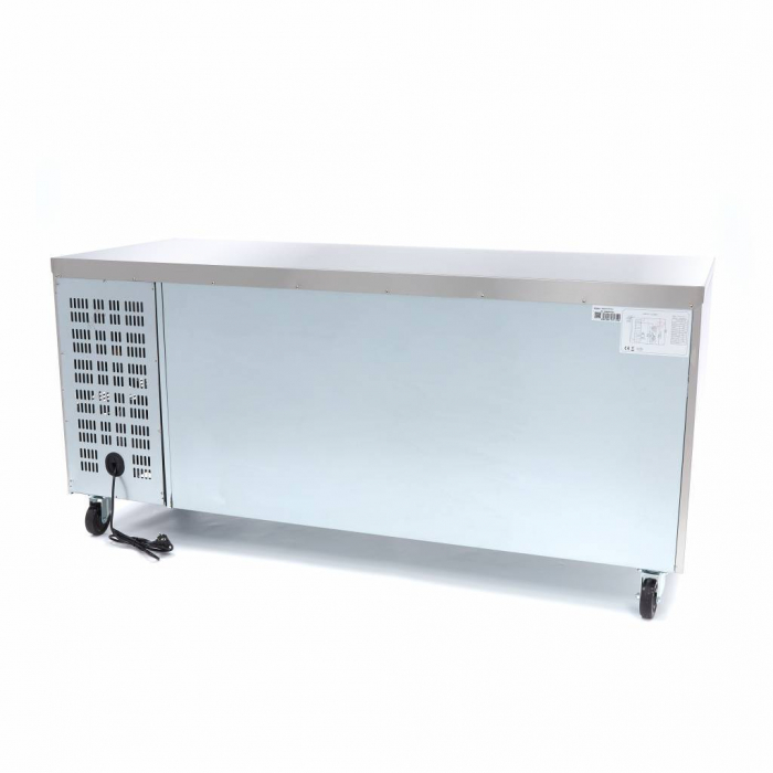 Masa frigorifica cu 3 usi, agregat laterat si roti, 465L, 350W [6]