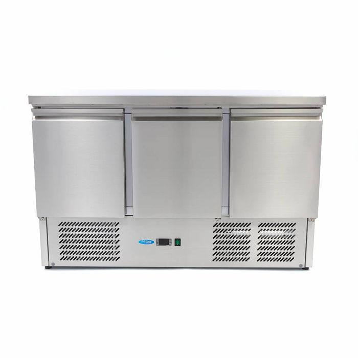 Masa frigorifica inox 137cm cu 3 usi si control digital [5]