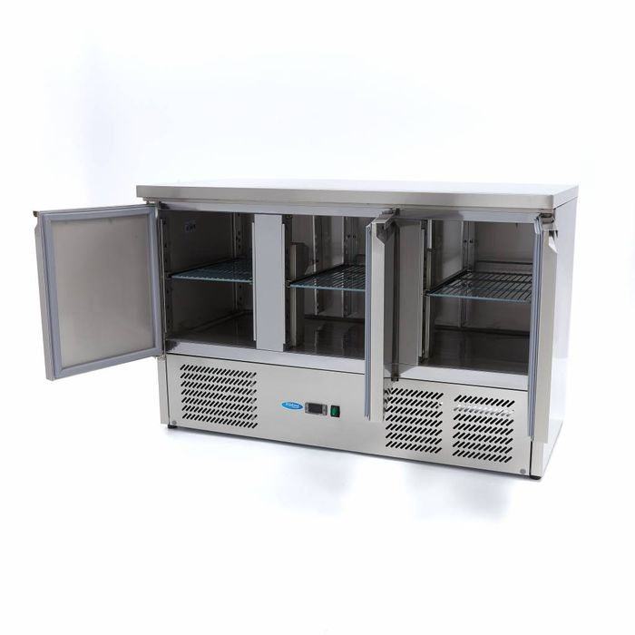 Masa frigorifica inox 137cm cu 3 usi si control digital [2]