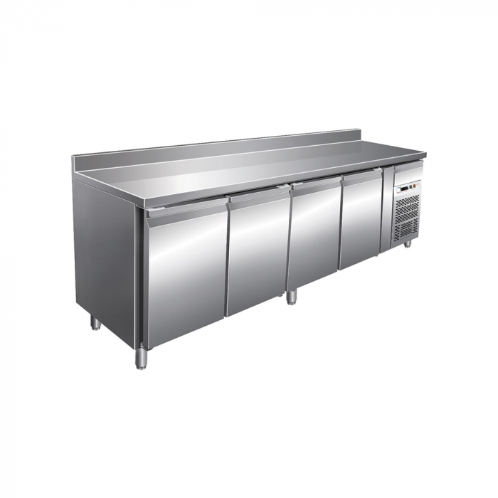 Masa frigorifica inox, 4 usi cu rebord, GN1/1, 553 litri, -2+8°C [1]