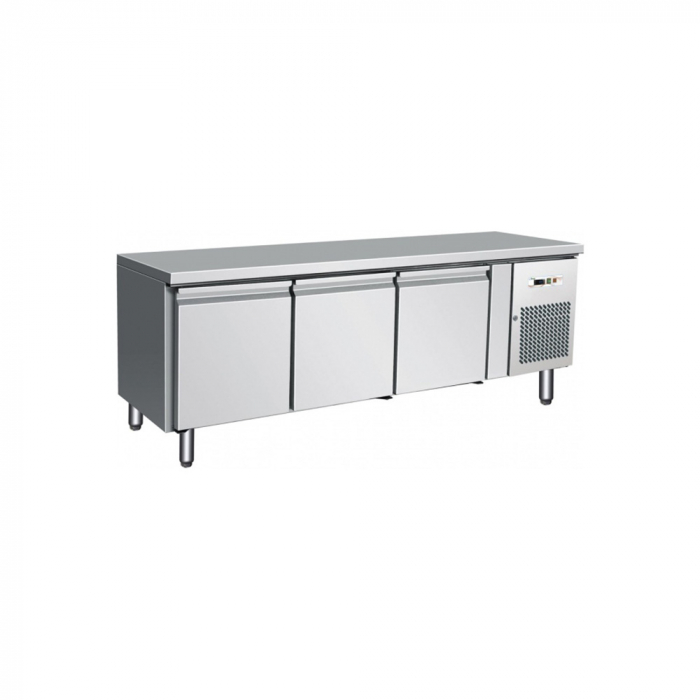 Masa frigorifica inox cu 3 usi, GN1/1, 262 litri, -2+8°C [1]