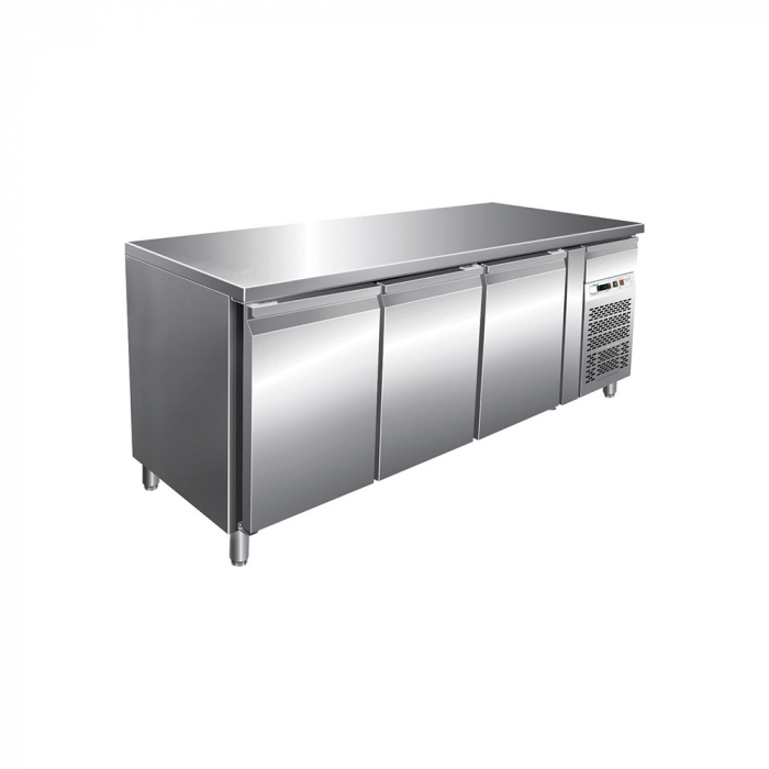 Masa frigorifica inox cu 3 usi GN1/1, 417 litri, -2 +8°C [1]