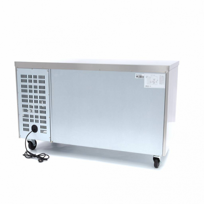 Masa frigorifica cu 2 usi, agregat laterat si roti, 314L, 350W [6]