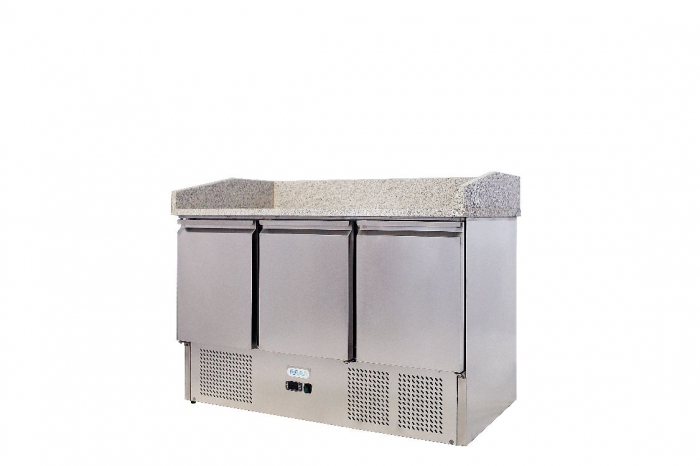 Masa frigorifica preparare pizza 3 usi, racire statica, -2+8°C, 368 litri, FORCOLD [2]