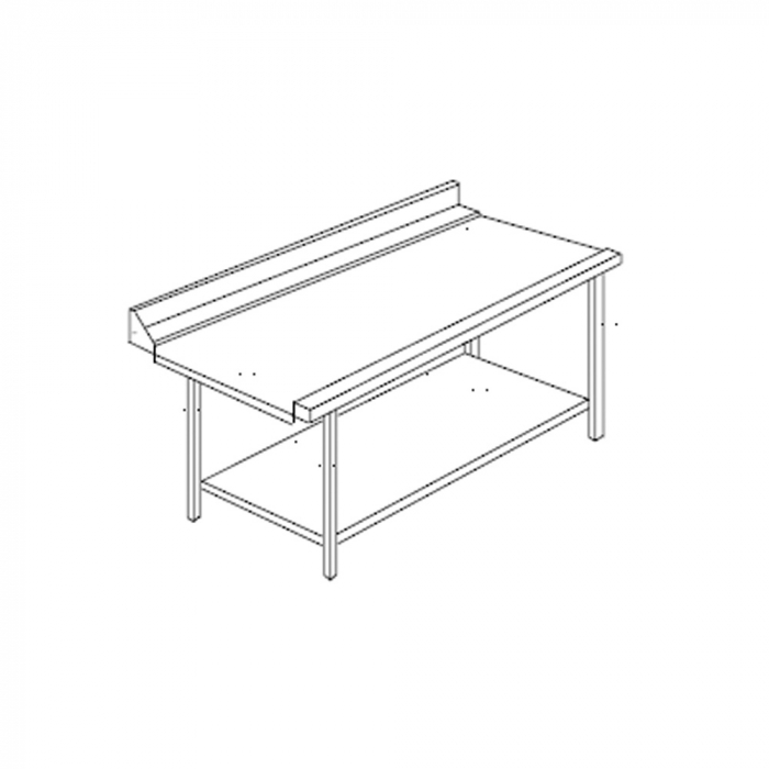 Masa iesire cu montare pe stanga si rebord, 1010x640mm, ACTAVOUT100SX [1]