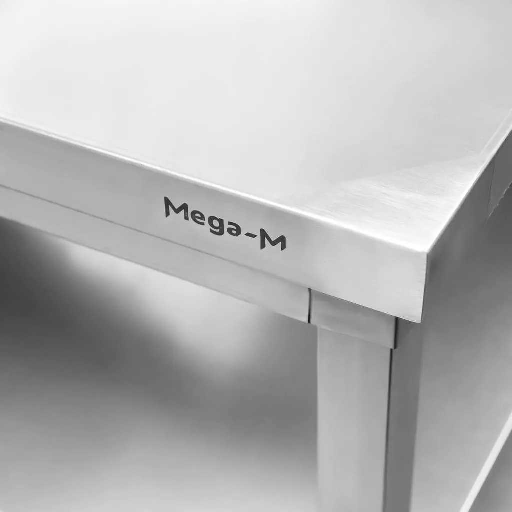 Masa inox centrala cu 2 rafturi 100x60x85cm [5]