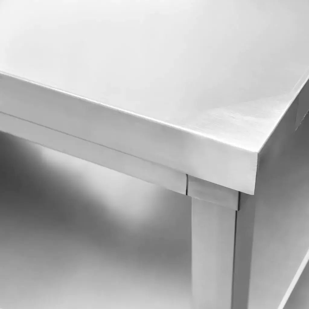 Masa inox centrala cu 2 rafturi 180x60x85cm [7]