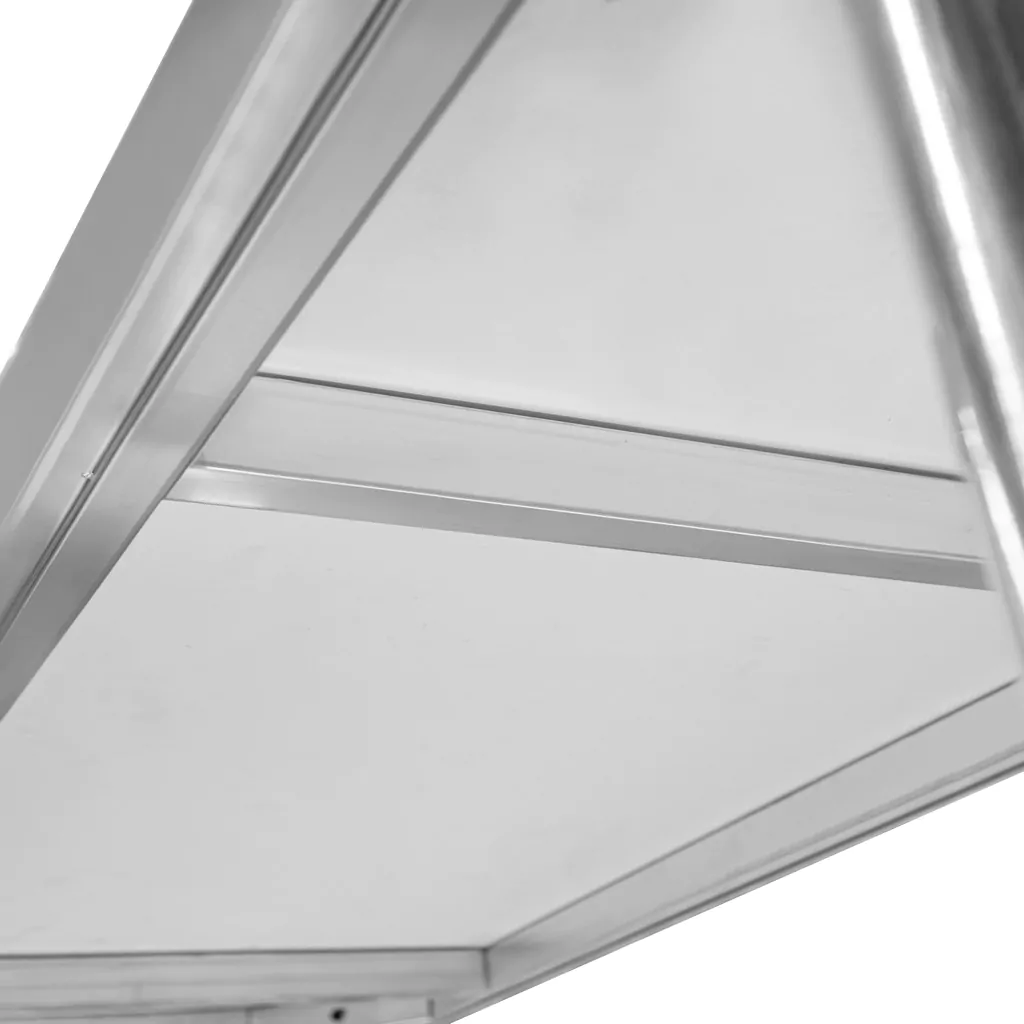 Masa inox centrala cu raft 120x60x85cm [5]