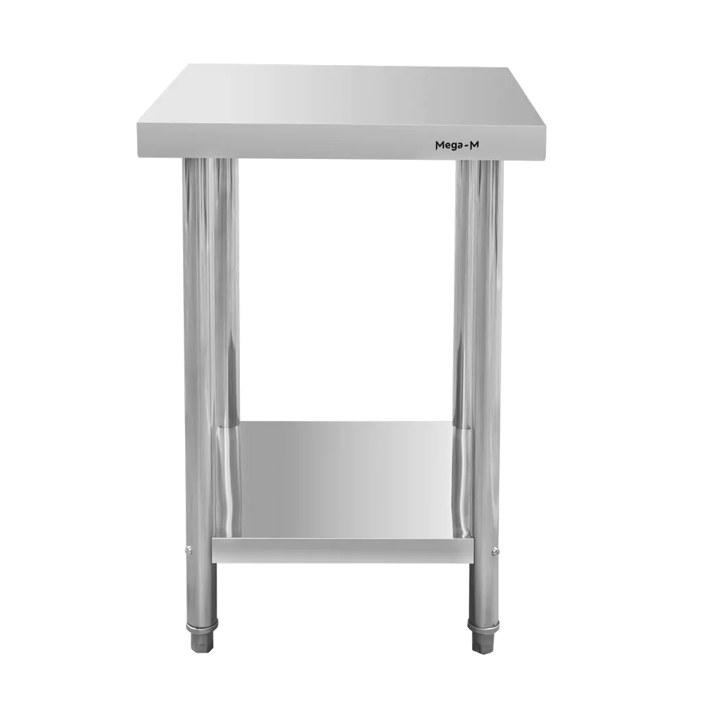 Masa inox centrala cu raft 60x60x85cm, uz horeca [4]
